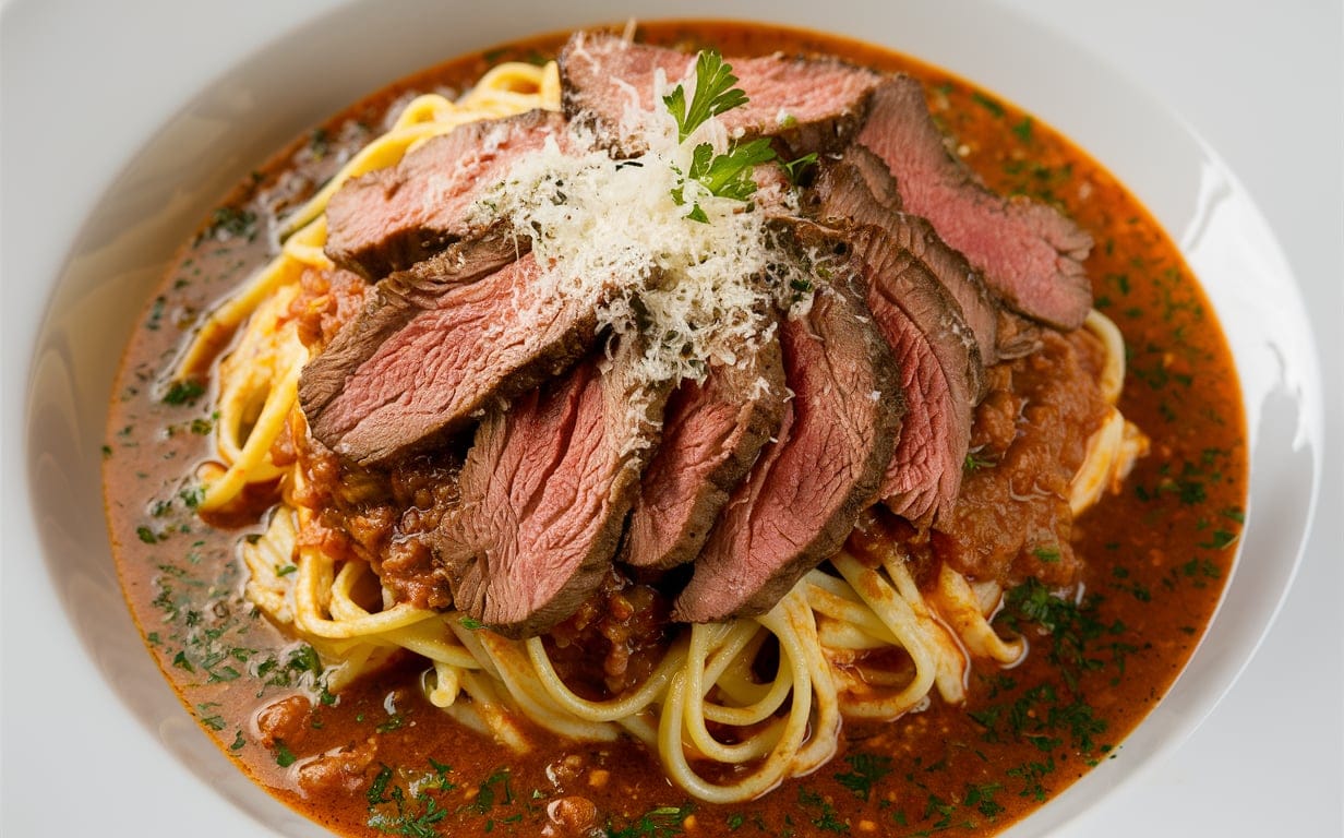 Beef Steak Pasta