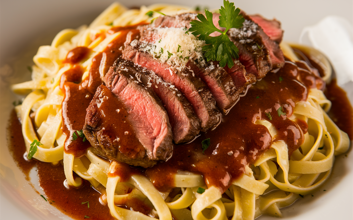 steak and pasta recipes