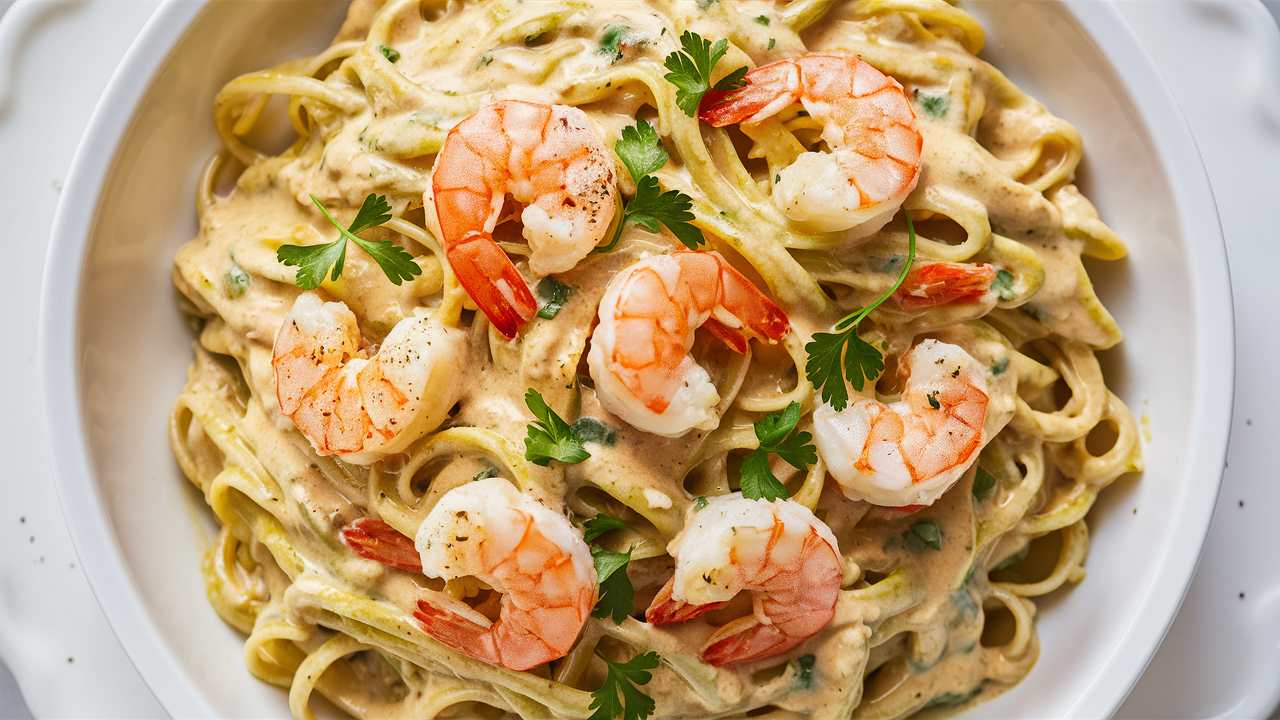 Chicken and Shrimp Alfredo