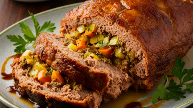 Meatloaf with Stuffing – Quick & Easy Family Recipe