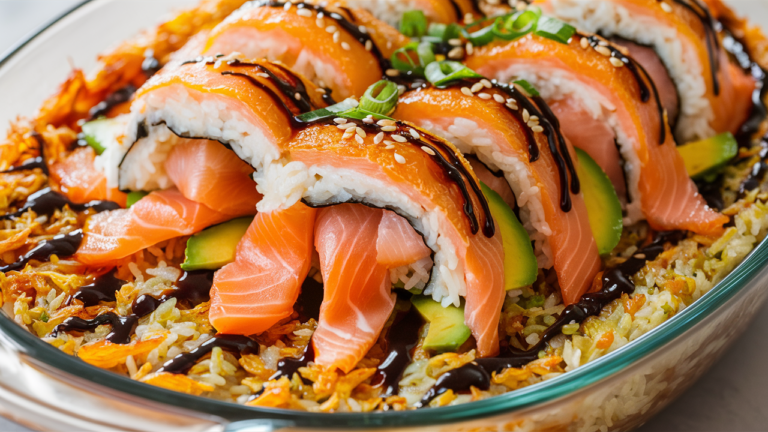 Sushi Bake Recipe Salmon