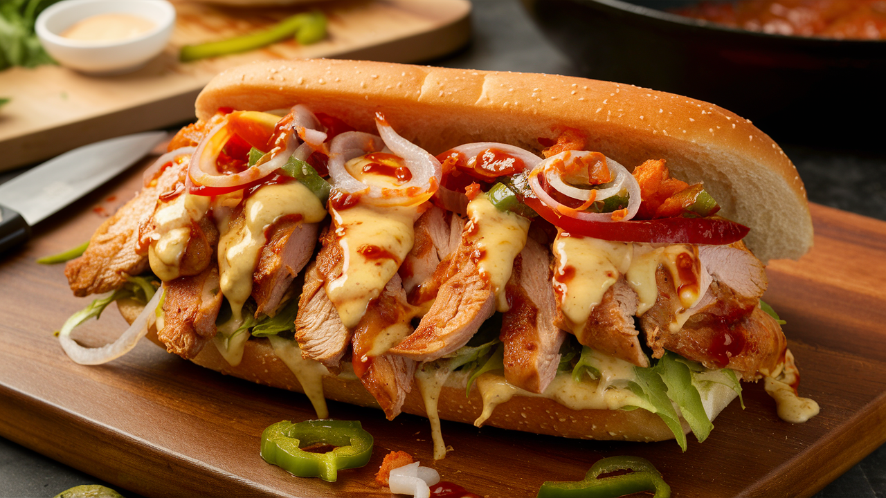 Chicken Cheese Steak Recipe